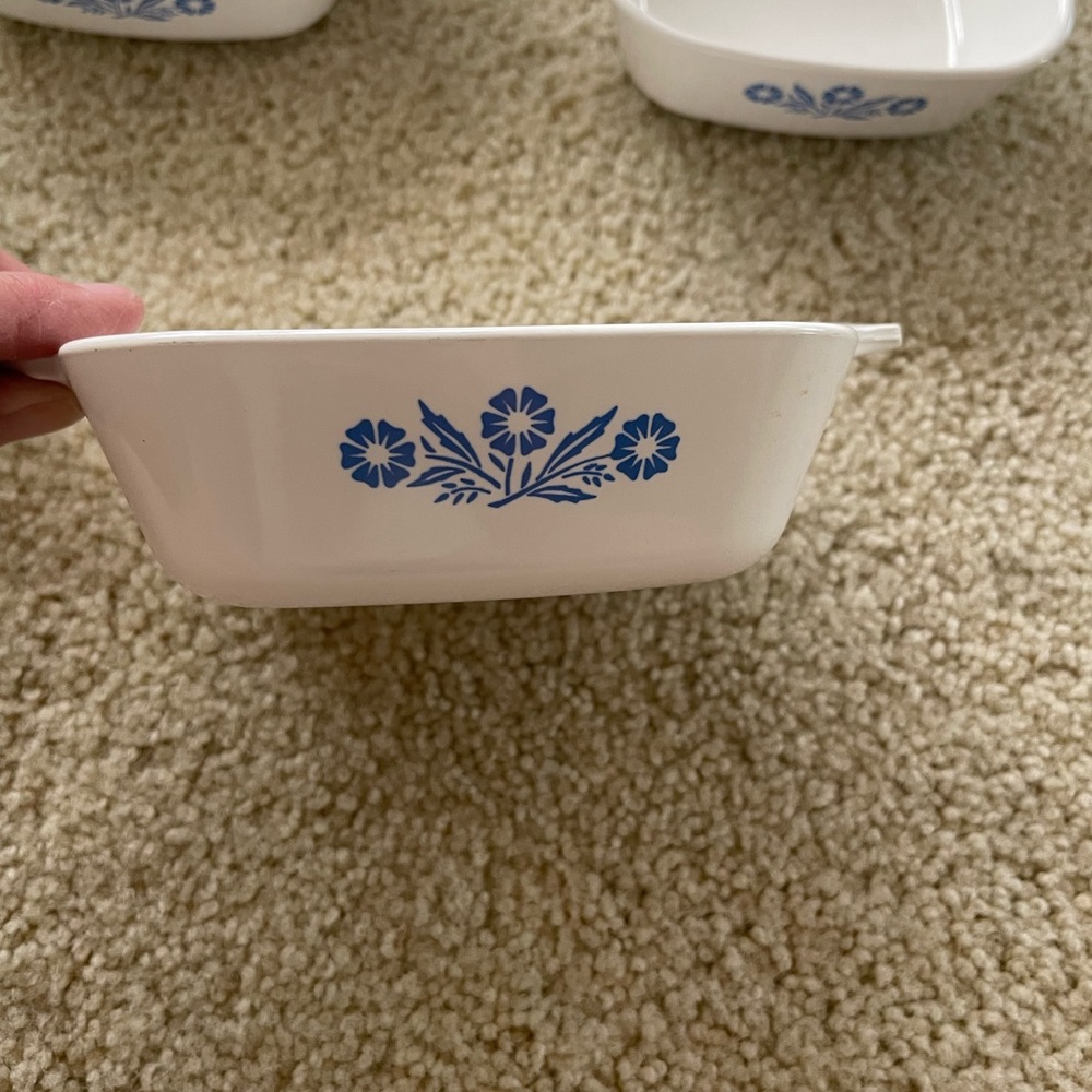Set of 8 corning ware p-41 petite pan made in the U.S.A.